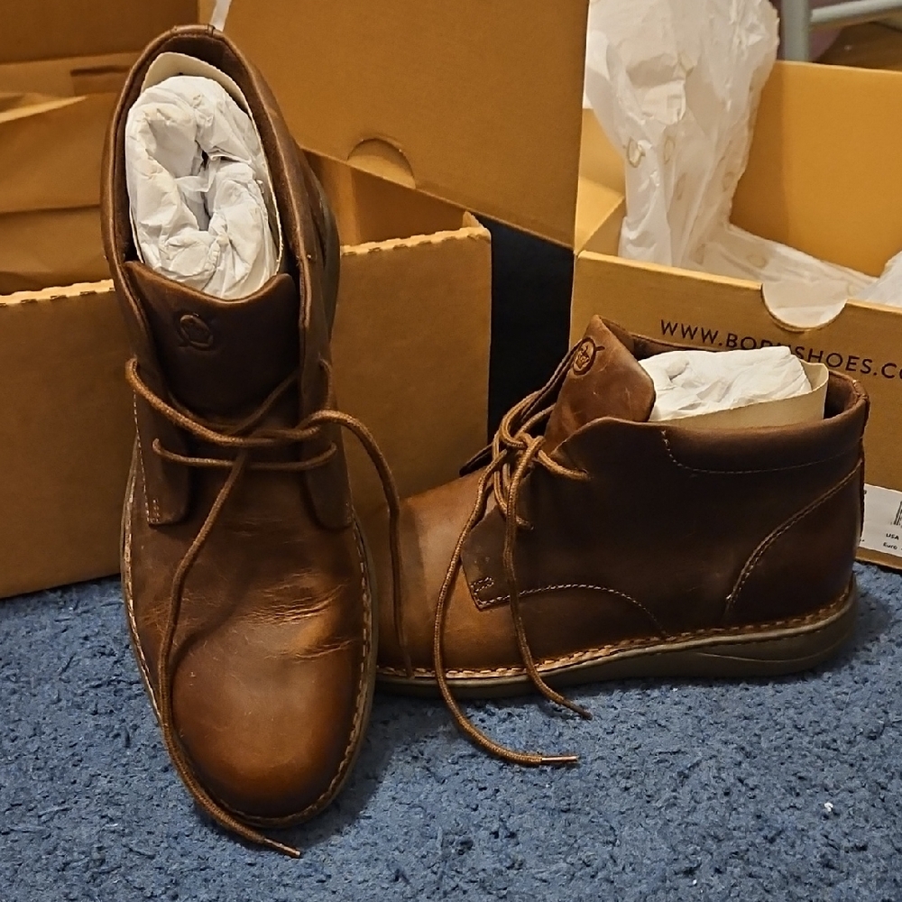 Born Men's ( Theo Style) Rich Brown Chukka Boots